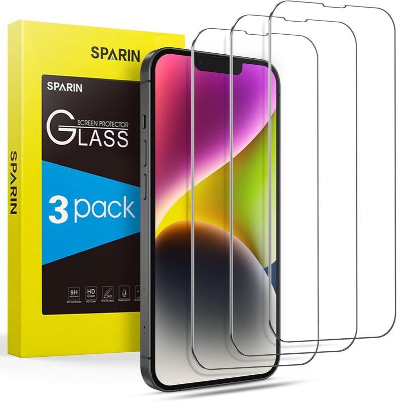 SPARIN SPARIN Panzer Schutz Glas für iPhone 14/13/13 Pro/16e