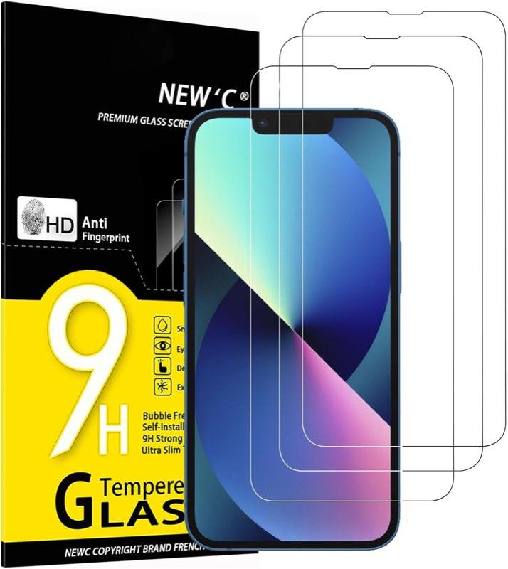 NEW'C Schutzfolie für iPhone 14/13/13 Pro für Panzerglas