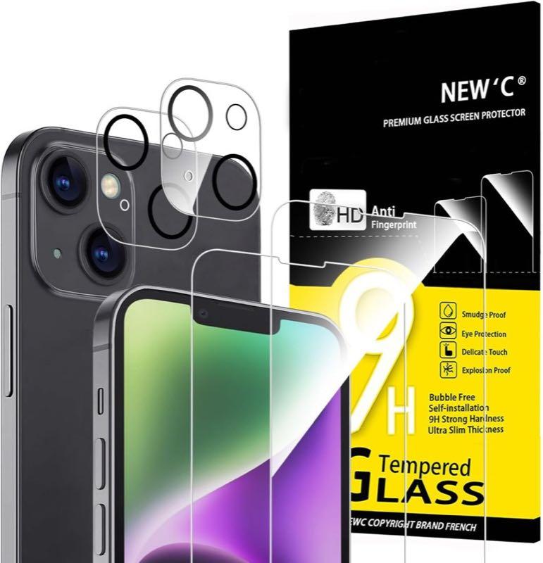 NEW'C iPhone 14, 2 Gläser plus Kamera