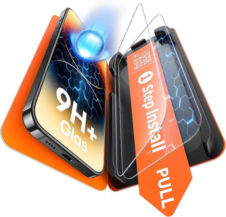 TAURI Panzerglas klar, 2 Stück