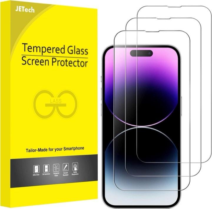 JETech Panzerglas für iPhone 14 Pro, 3 Stück – Testsieger