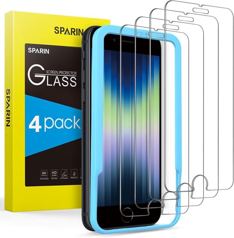 SPARIN für iPhone SE 2022/2020, 4 Stück