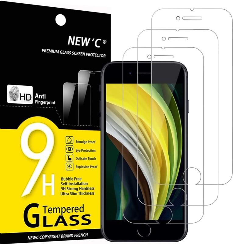 NEW'C für iPhone SE 2022/2020, 3 Stück