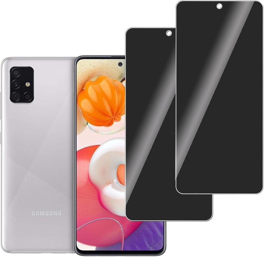 LERINNA LERINNA Sichtschutz-Panzerglas für Samsung Galaxy A51, 2 Stück