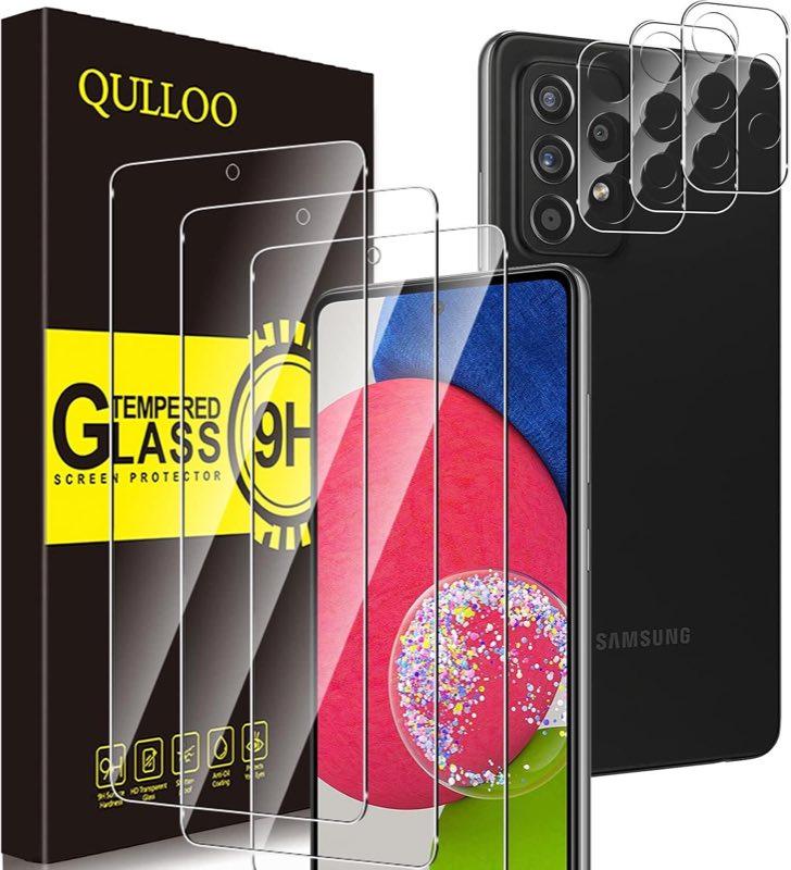 QULLOO Schutzglas A52s/A52 4G/A52 5G, 3+3