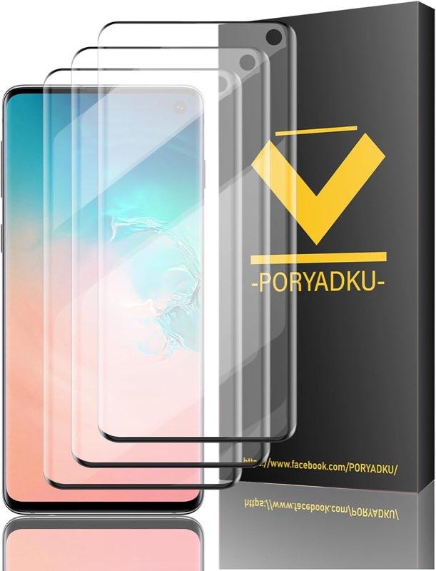 WILLONE Schutzglas, 3 Stück (Galaxy S10 / S10 5G)