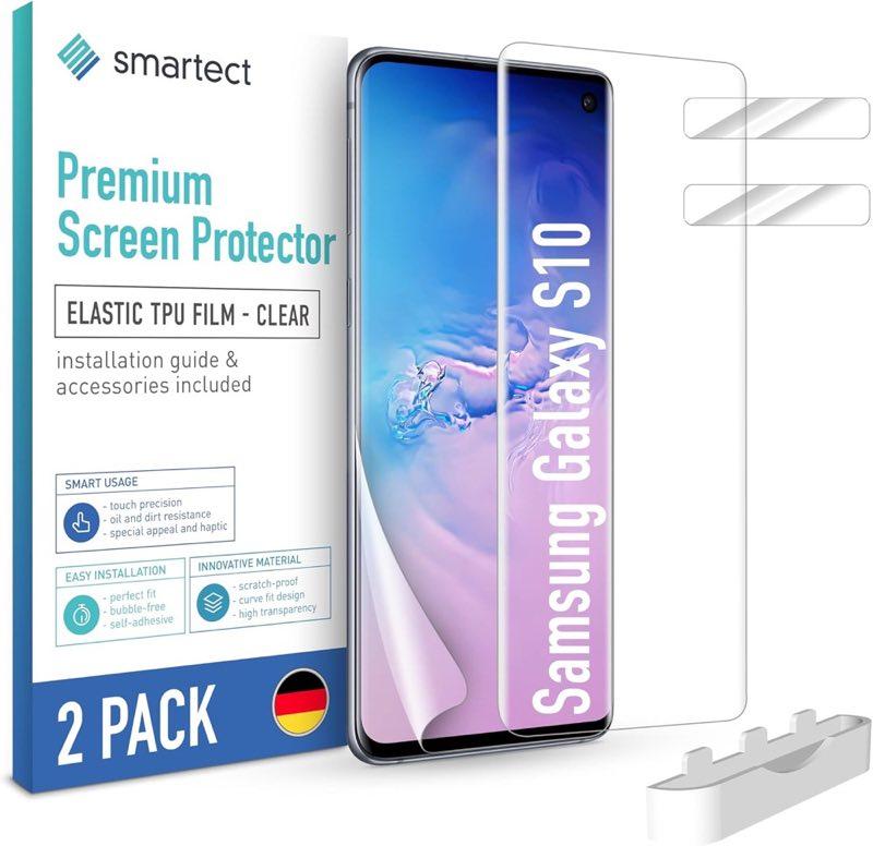 smartect smartect 2+2 TPU-Folie für Samsung Galaxy S10 - Produktbild