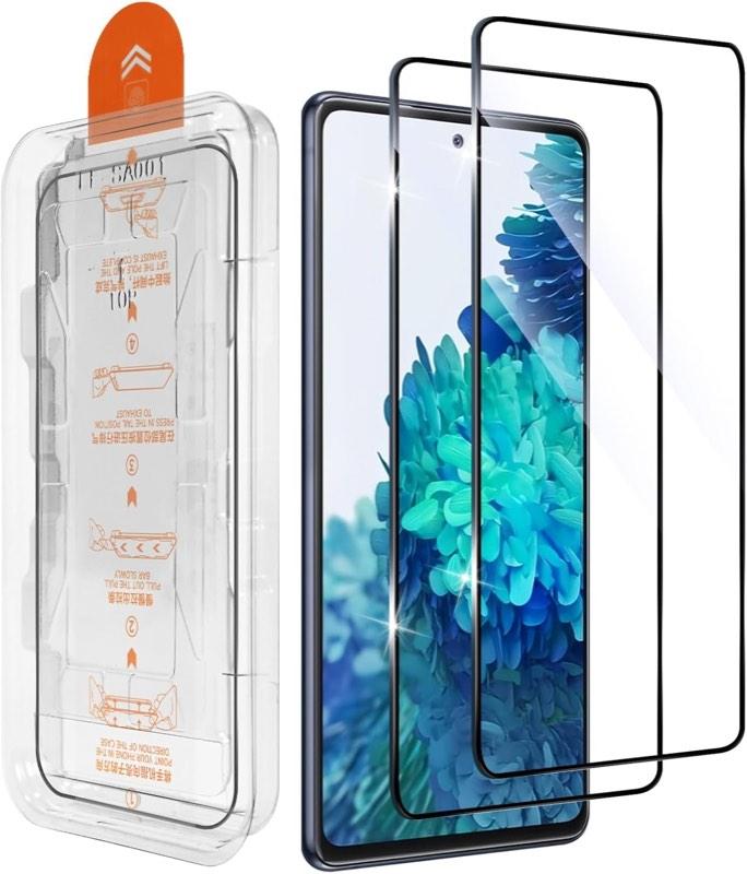 Aerku Panzerglas mit Rahmen fürs S20 FE 5G