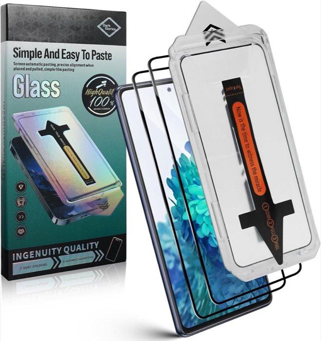 LiiLaa Panzerglas mit Auto-Rahmen, S20 FE 5G