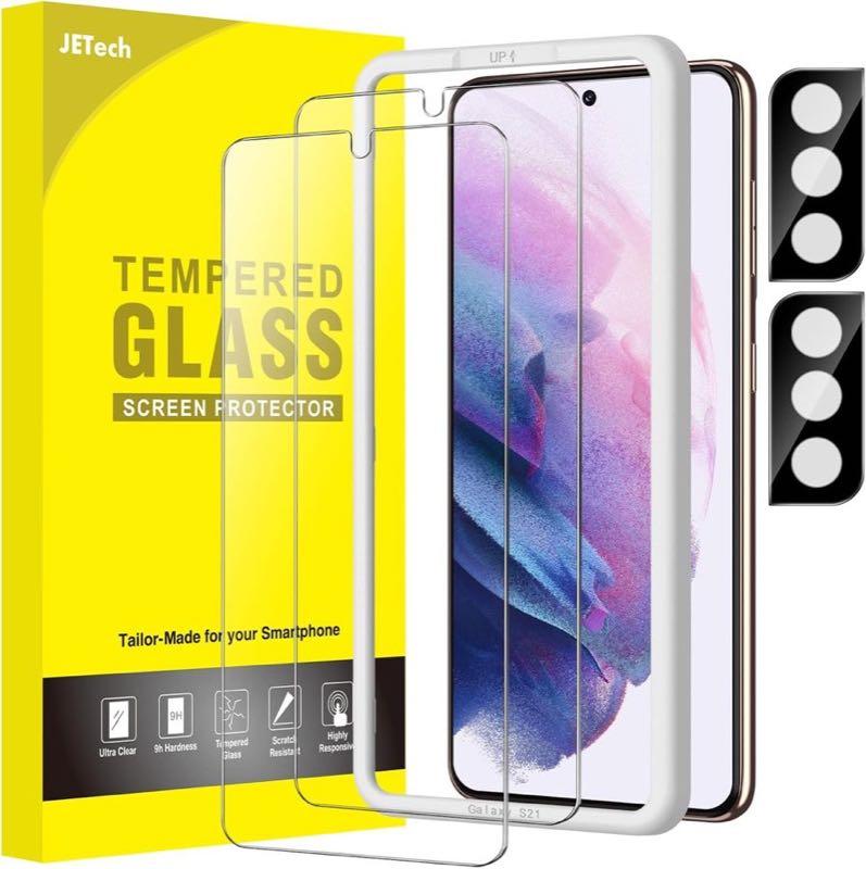 JETech Panzerglas Galaxy S21, 2+2