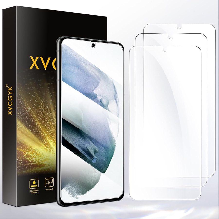 XVCGYK Panzerglas Galaxy S21, 3 Stück