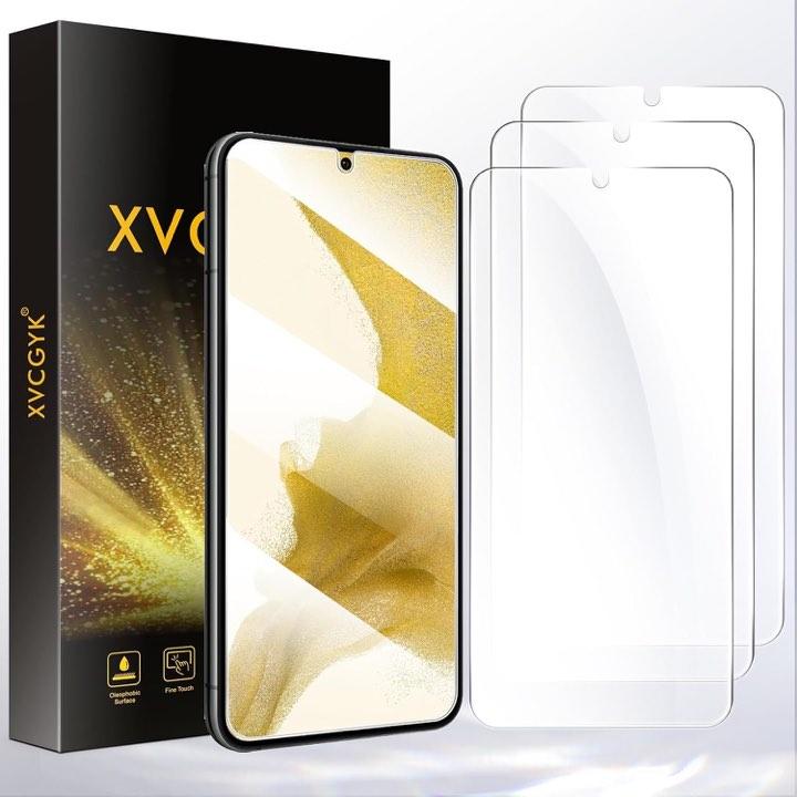 XVCGYK Panzerglas für Samsung Galaxy S22 5G, 3 Stück