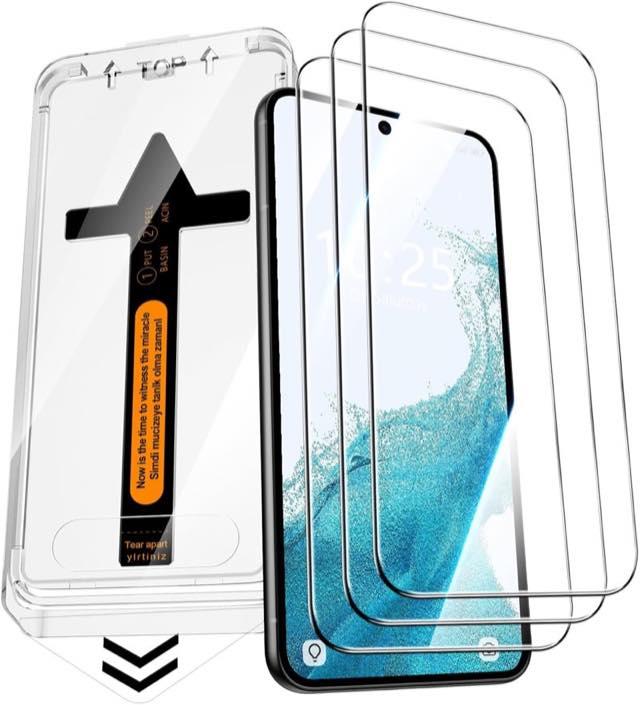 QUESPLE Schutzglas S22 Plus, 3 Stück