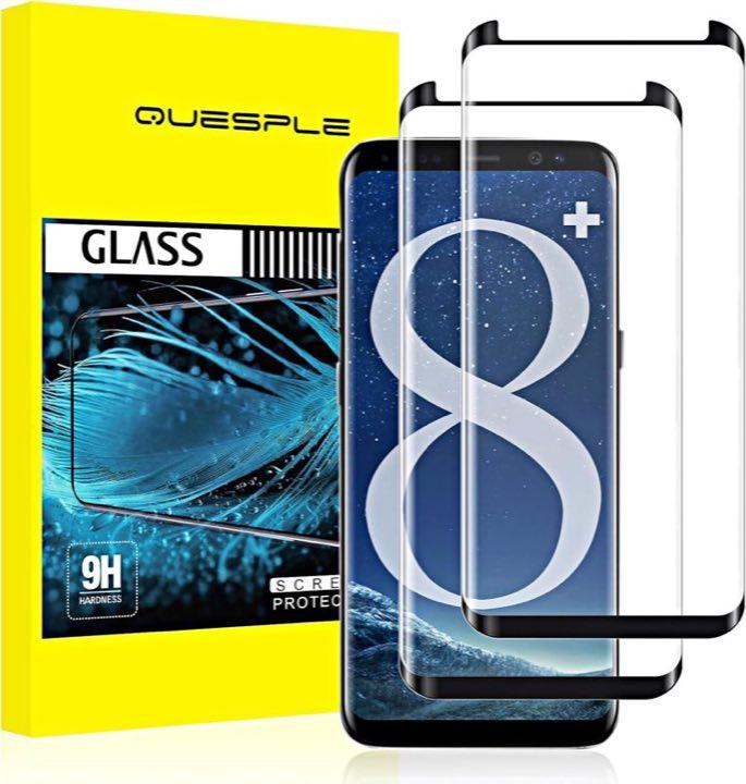 QUESPLE QUESPLE Panzerglas Galaxy S8 Plus