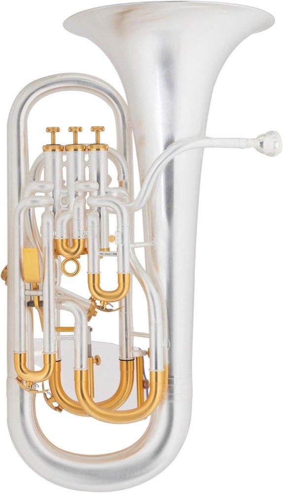 Lechgold Lechgold EU-310SB Euphonium Bb, versilbert und gebürstet