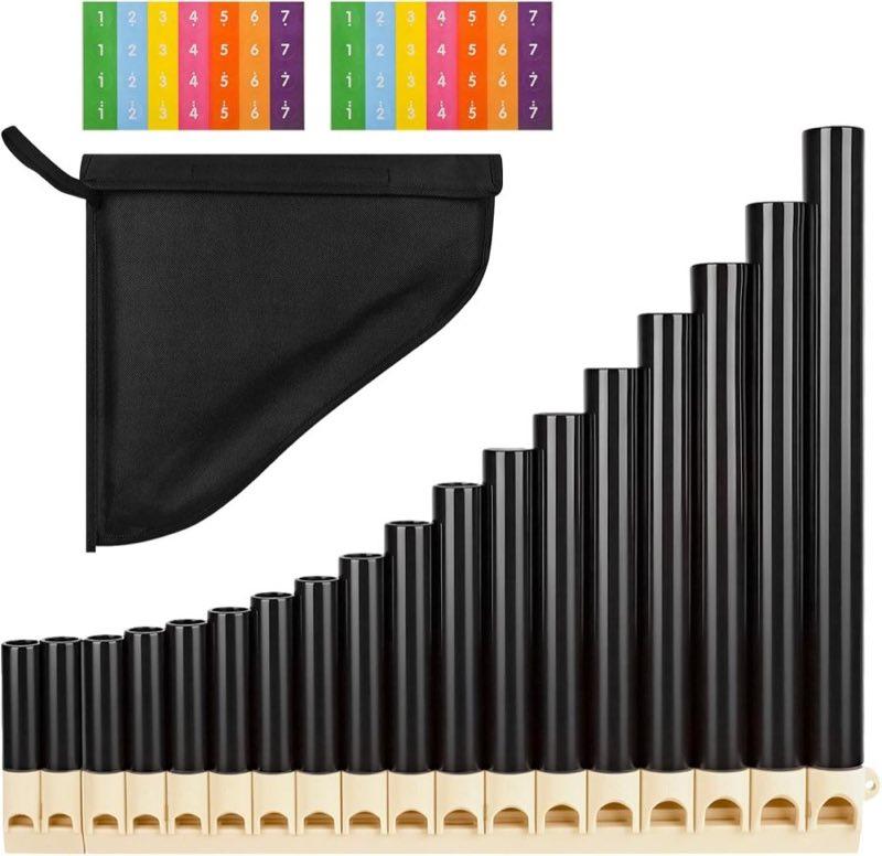 Trendecor Panflöte 18 Pfeifen, C, auf 16 reduzierbar
