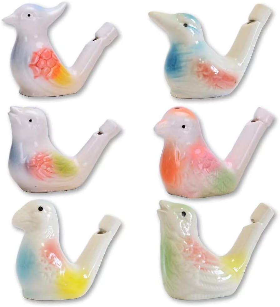 ORICOOL ORICOOL Keramik-Vogelpfeife, 6er weiß