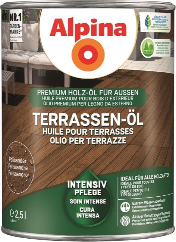Alpina · Terrassen-Öl Palisander · 2,5 L
