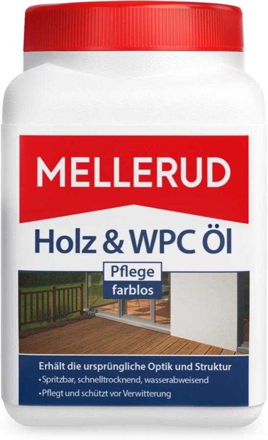 Mellerud · Holz- & WPC-Öl farblos · 0,75 l