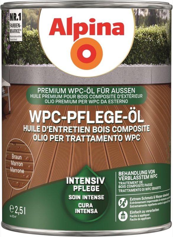 Alpina · WPC-Pflege-Öl Braun · 2,5 l