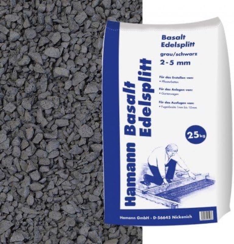 Hamann Mercatus Hamann Basalt Edelsplitt 2–5 mm 25 kg