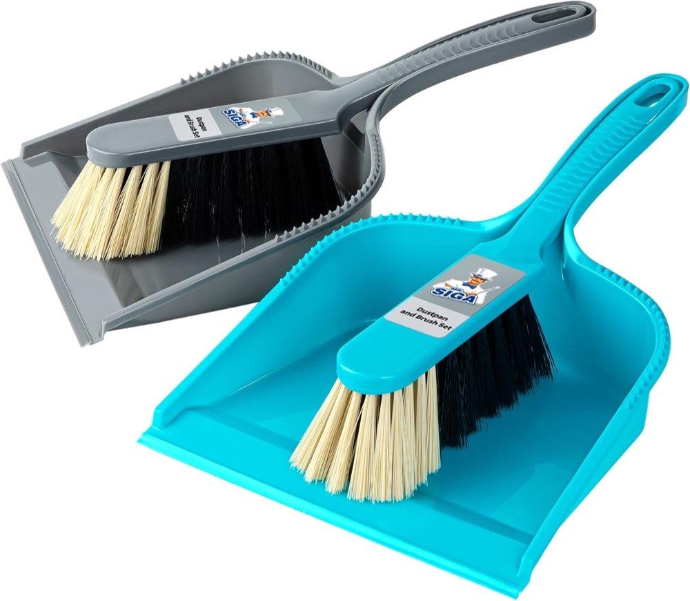 MR.SIGA 2er Kehrset blau/grau