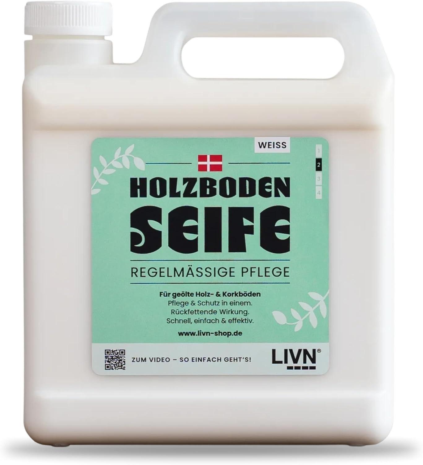 LIVN LIVN Holzbodenseife Weiß 2,5 L