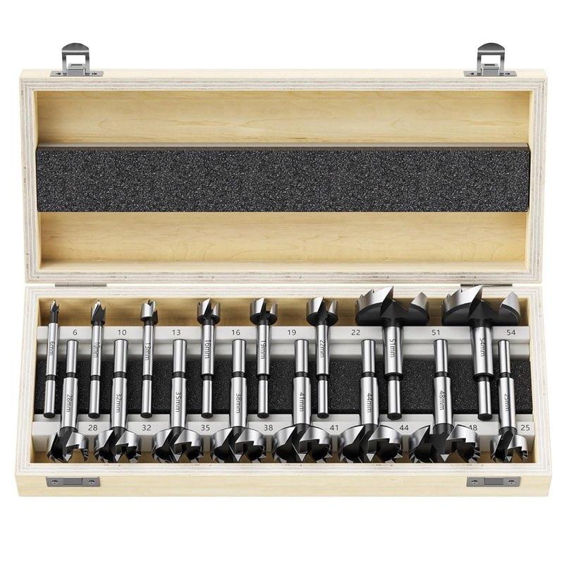 WildFun Forstnerbohrer Set 16-tlg. 6–54 mm
