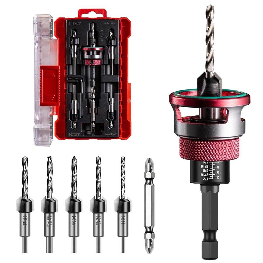 mtchavno 5 Stück Senkbohrer HSS-M2