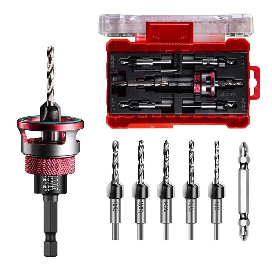 Anosuwa 5x Senkbohrer Set HSS M2