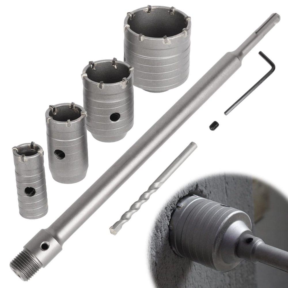 awagas Trocken-Bohrkronen-Set 30–68 mm