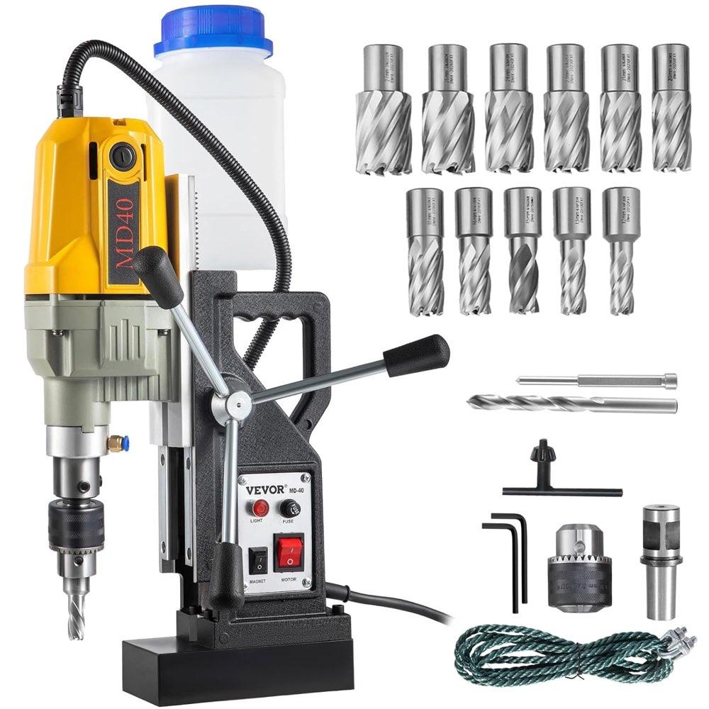 VEVOR Magnetbohrmaschine 1100 W / 40 mm Kit
