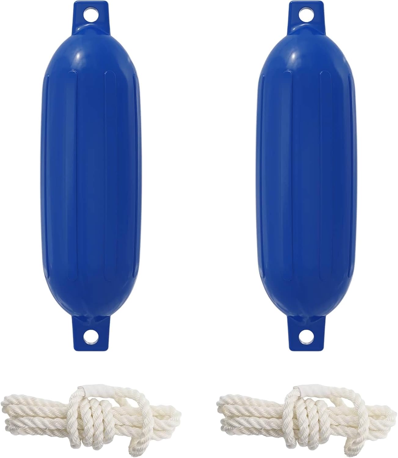 vidaXL Bootsfender 2 STK. Ø 14 x 50 cm Blau PVC