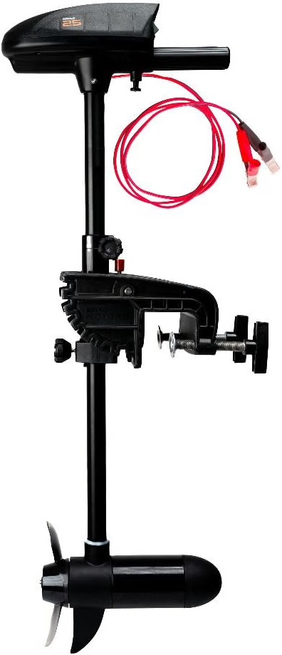 VX 25 V2 Cobold Elektro Außenbordmotor, 12V, 25 lbs Schubkraft, 290W, 3,6 kg, 60 cm Schaftlänge, 2 Vorwärts-/2 Rückwärtsgänge