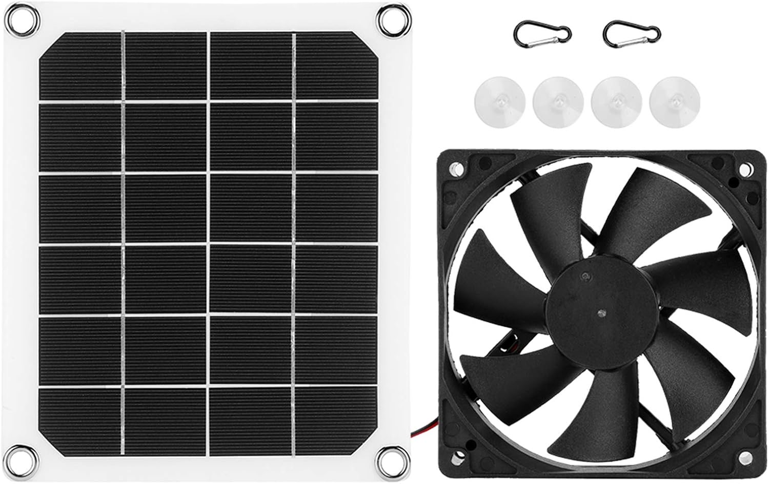 Wakects Solar-Abluftventilator 10 W