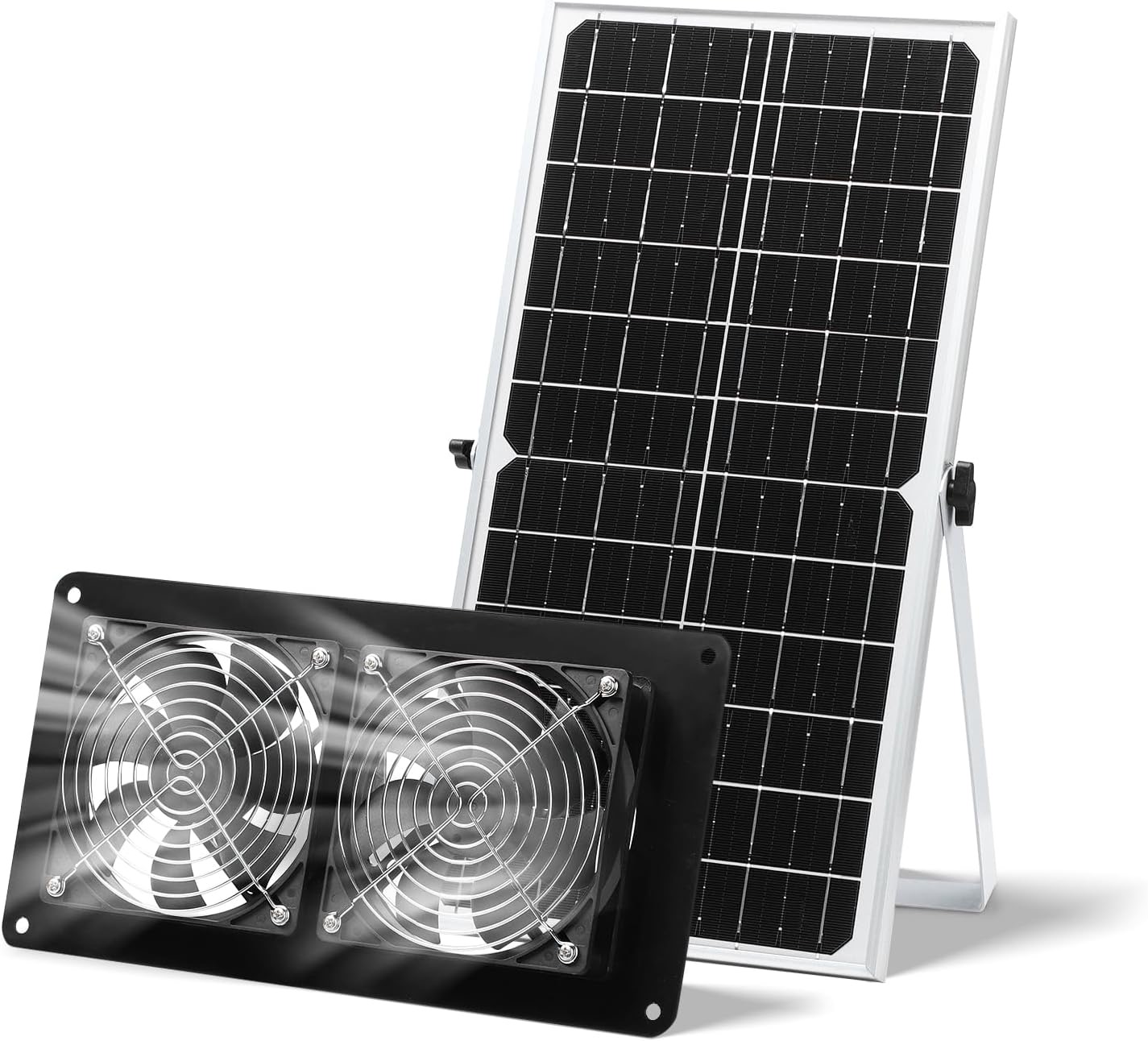SUNYIMA Doppelventilator 15 W mit Akku