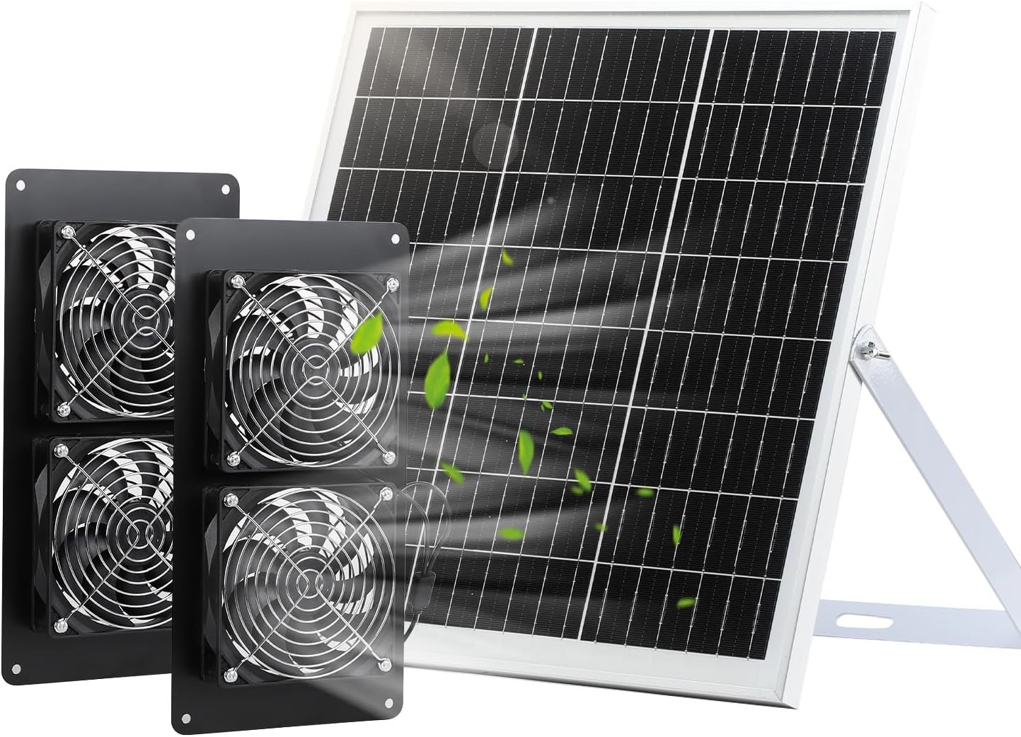 SUNYIMA Solarlüfter 20 W mit vier Ventilatoren