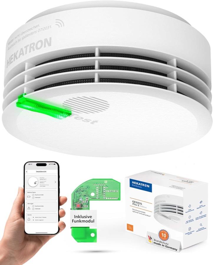 Hekatron Genius Plus X mit Funkmodul, 1 Stück