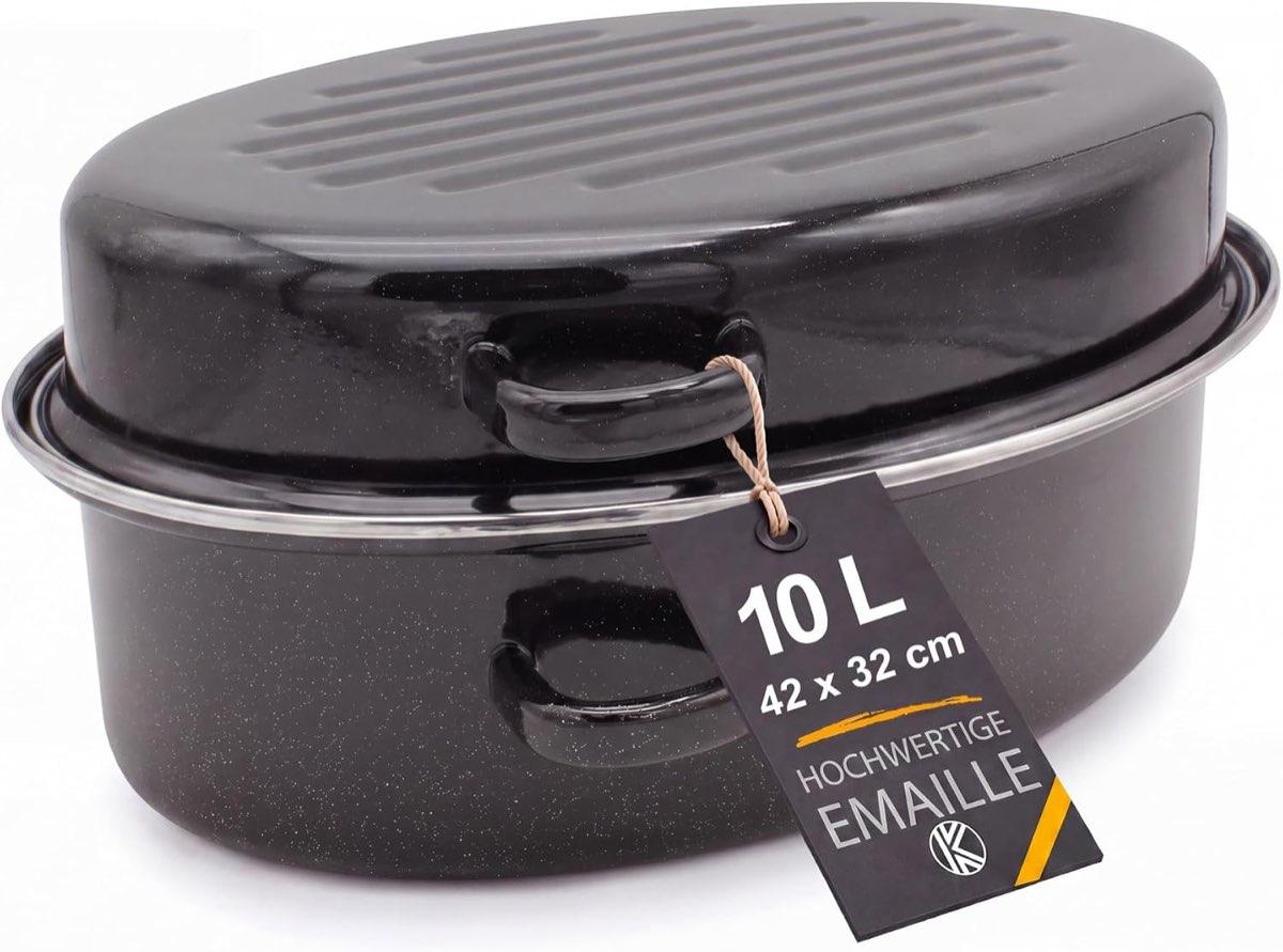 Krüger Gansbräter 10 l mit Chromrand
