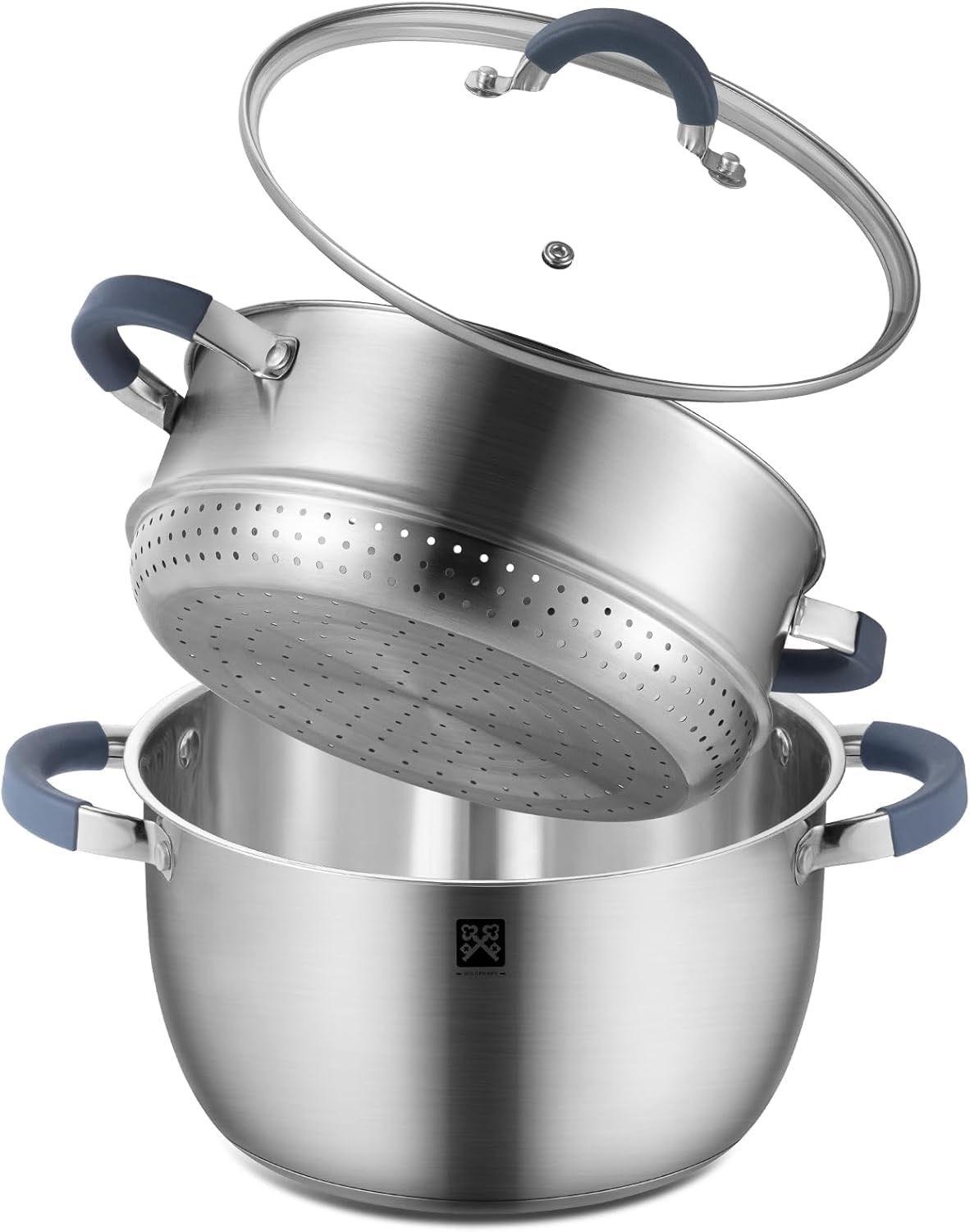 GOLDEN KEY Dampftopf 24 cm / 5,3 l