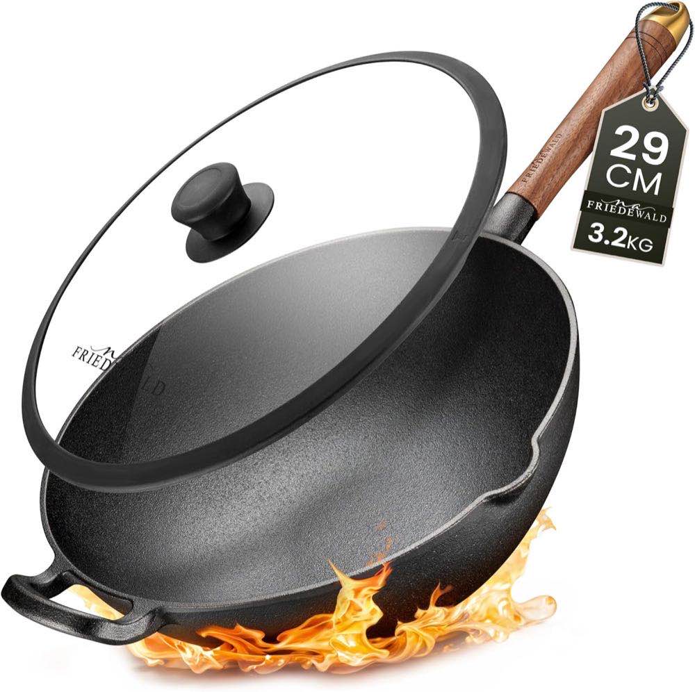 Friedewald Gusseisen-Wok 29 cm