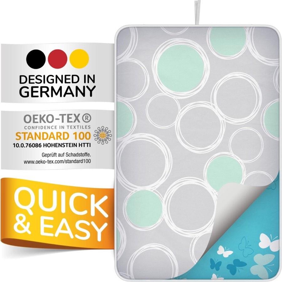 smart&gentle Bügeldecke 100×65 Grau