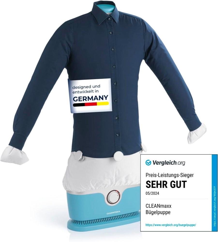CLEANmaxx Hemdenbügler PRO blau