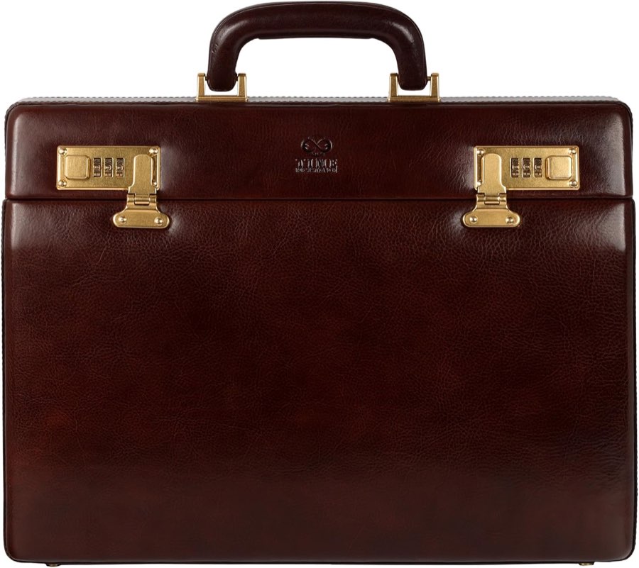 Time Resistance Leder-Attaché