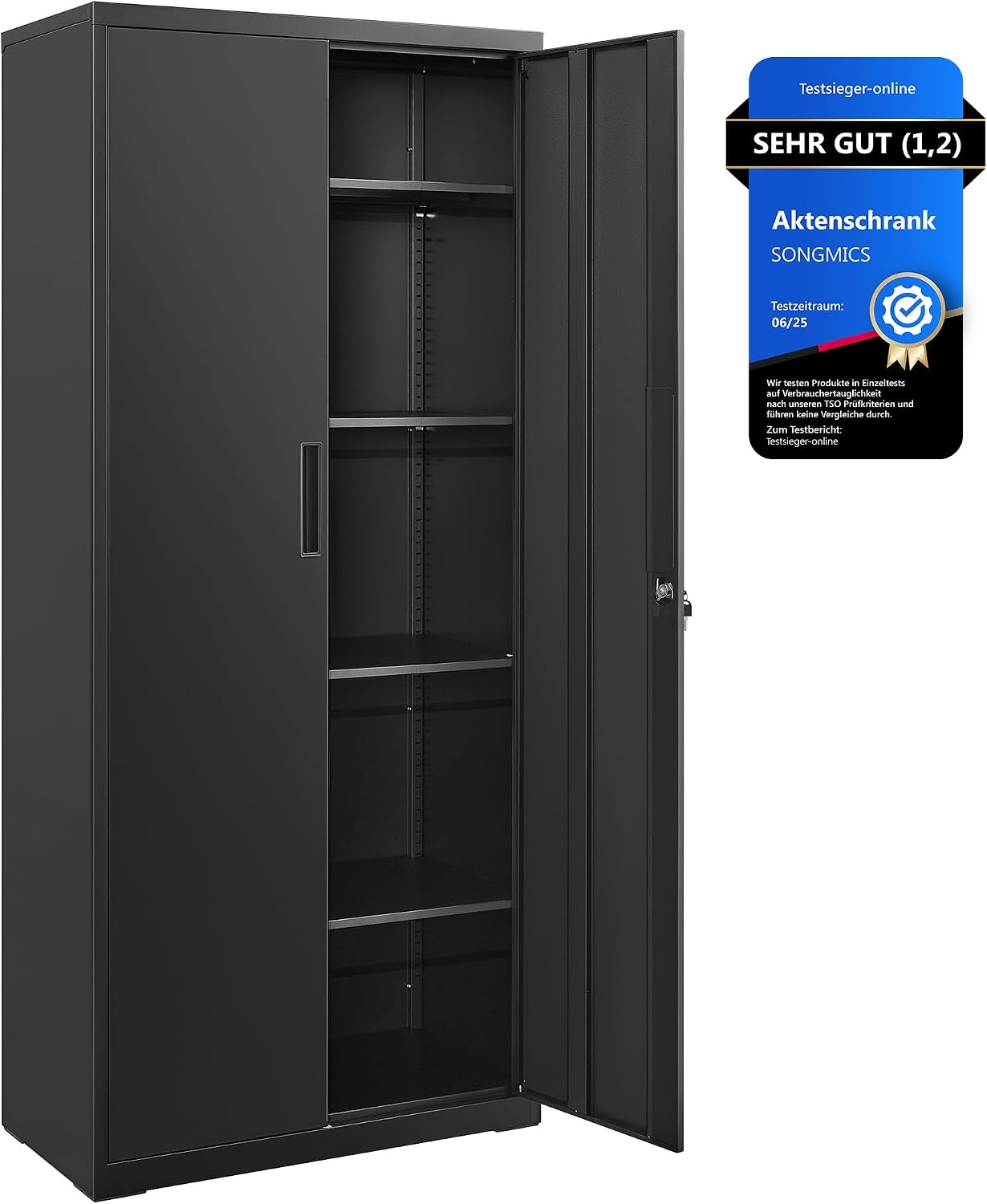 SONGMICS Aktenschrank 80 × 40 cm