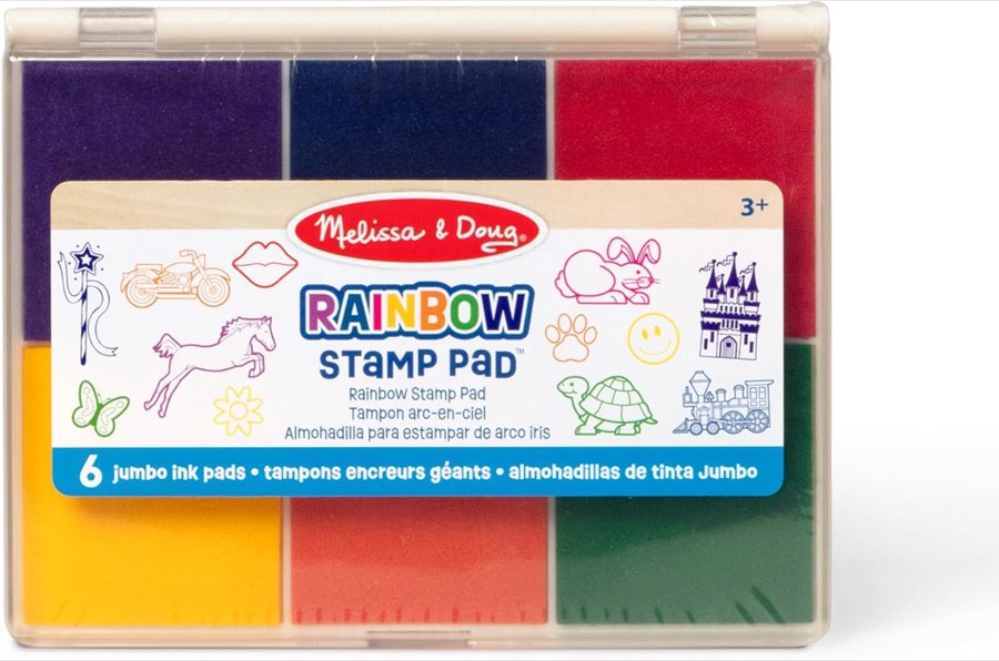 Melissa & Doug Regenbogen-Stempelkissen