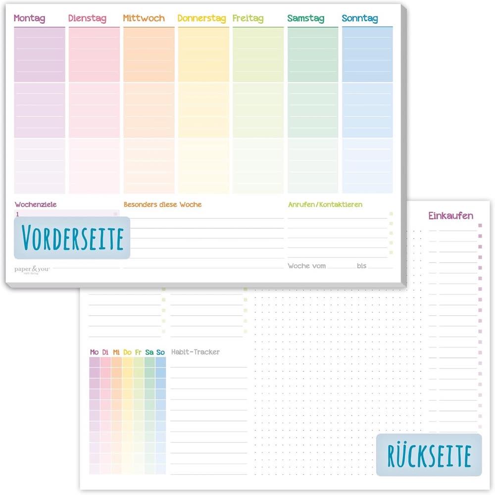 Häfft-Verlag Häfft paper&you A4 Rainbow