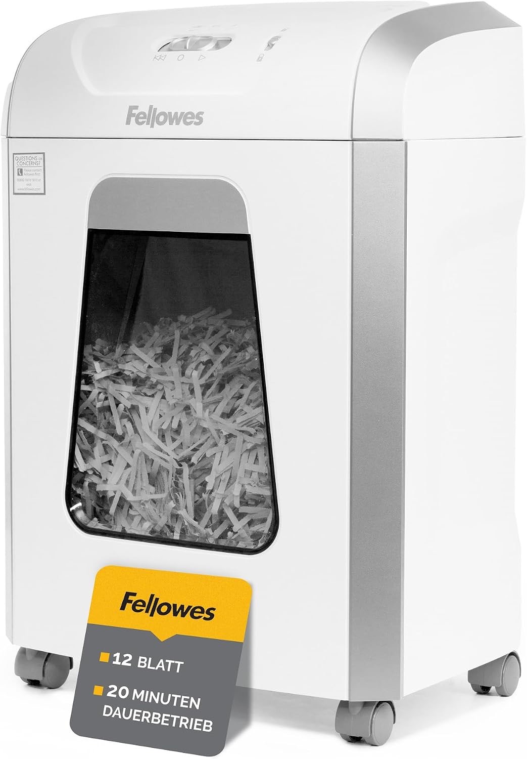 Fellowes FS-12C Aktenvernichter, 12 Blatt