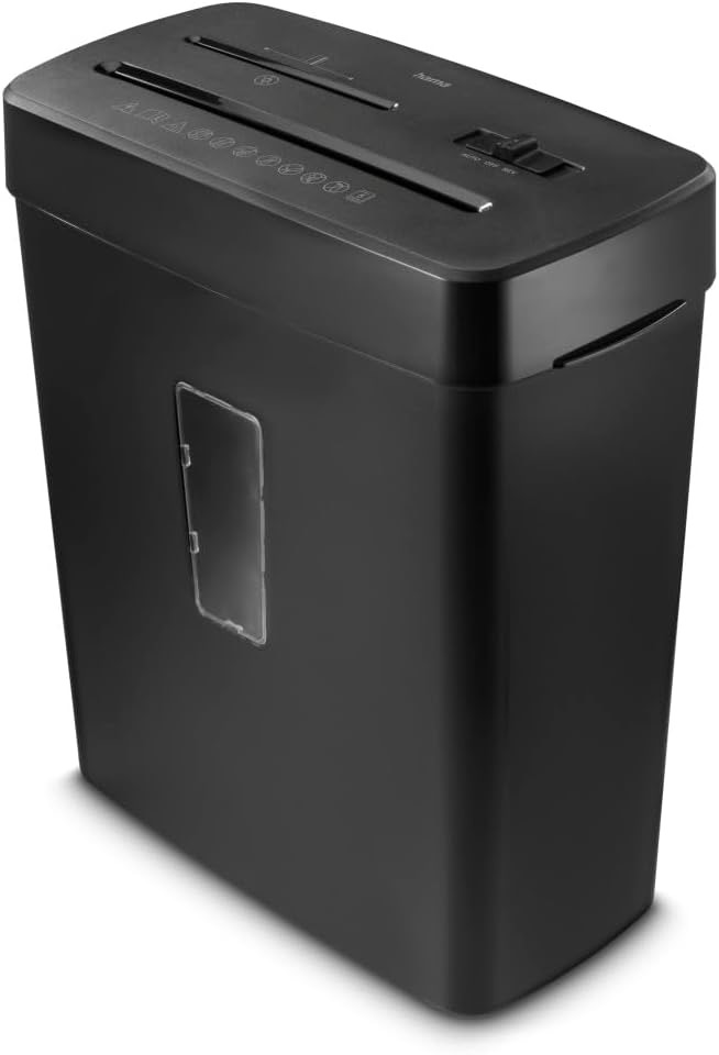 Hama Aktenvernichter P-5, schwarz