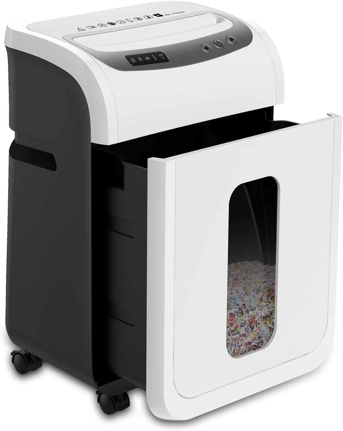 VidaTeco Aktenvernichter P-5 Mikroschnitt